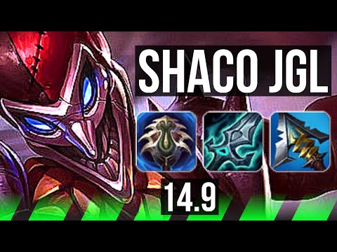 SHACO vs EKKO (JGL) | 1300+ games, Dominating | NA Grandmaster | 14.9
