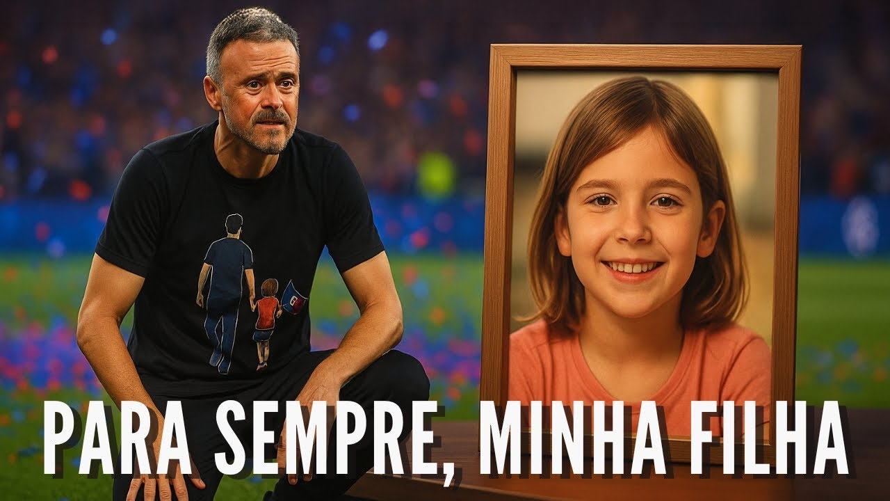 LUIS ENRIQUE EMOCIONA O MUNDO COM HOMENAGEM À FILHA FALECIDA, APÓS CONQUISTAR A CHAMPIONS PELO PSG