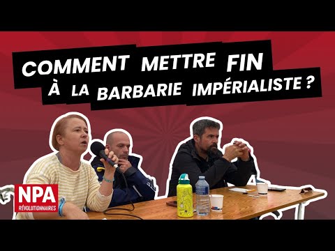 Génocide à Gaza, guerres, montée du militarisme… Comment mettre fin à la barbarie impérialiste ? Fête de l'huma 2025