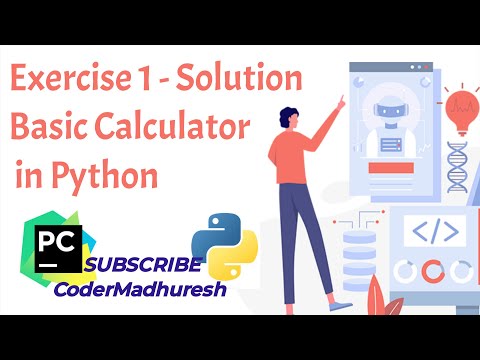 Exercise 1 Solution Basic Calculator In Python In Hindi Full Tutorial