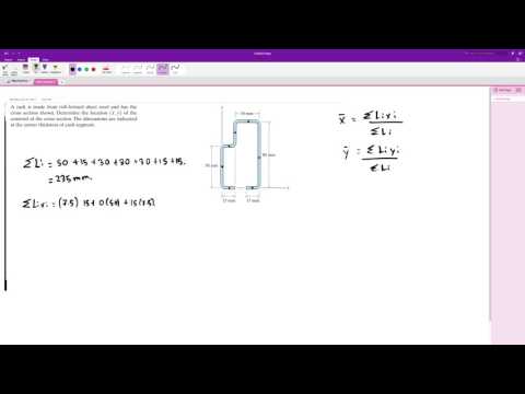 Centroid -  Example -  Statics
