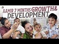 Aamir 7 Months Growth Milestones 7 Months Meals Vaccines Sameera Sherief