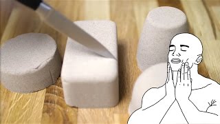 ASMR Kinetic Sand ✦ Crunchy Cutting Satisfaction (no talking)