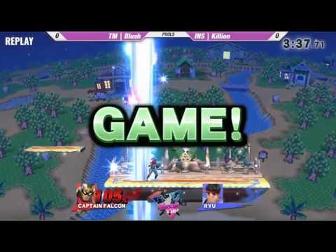 Canada Cup Gaming 2016 - TM Blush (Falcon) vs INS Killion (Ryu) - SSB4 Pools