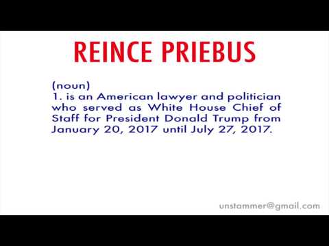 How to Pronounce Reince Priebus