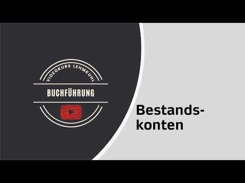 Fibu Folge 2 - Die Auflösung der Bilanz in Bestandskonten (Hauptbuch)