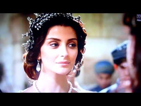 Księżniczka  Anna Jagiellonka wita się z sułtanka Fatmą