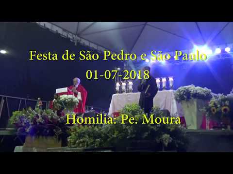 Homilia Pe. Moura 01-07-2018