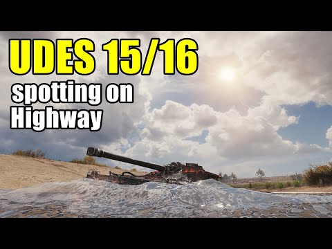 World of Tanks | Udes 15/16 spotting on Highway north spawn