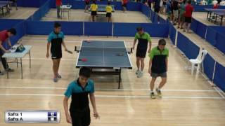 Singapore National Table Tennis League 2017 - 1st Leg - Safra A vs Safra 1