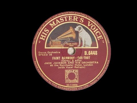 Jack Jackson and his orchestra   Faint Harmony