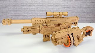 【NERF】How to Make Guns with Cardboard