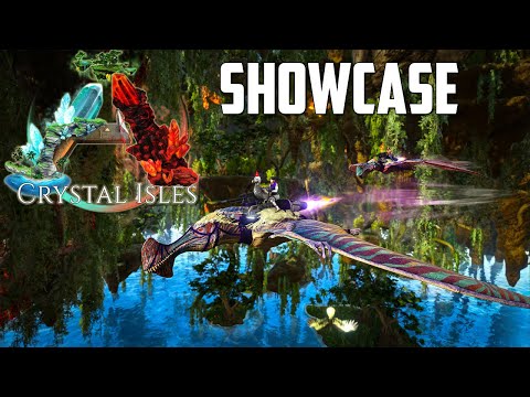ARK CRYSTAL ISLES SHOWCASE! - NEW FREE MAP UPDATE! - (EP 1)