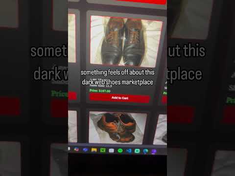 the site on the dark web is bad vibes #darkweb