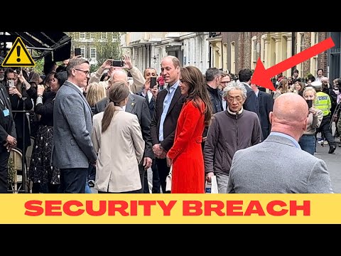 Man breaks royal security barrier and gets within 2 inches of Kate Middleton! #princessofwales