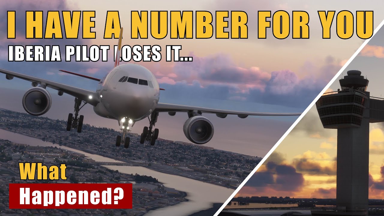 ANGRY Iberia Pilot Argues with JFK Tower | "Too Fast, Too Low!"