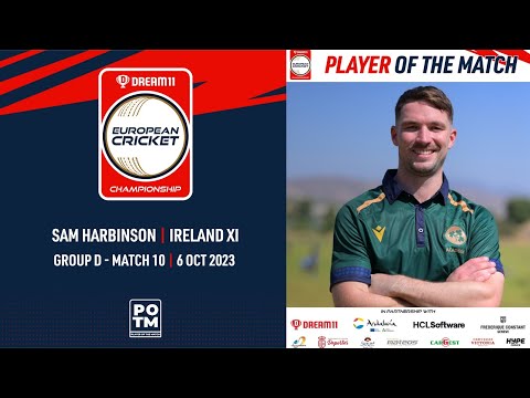POTM: S.Harbinson - IRE-XI vs FIN | Highlights | Dream11 ECC23 | 6 Oct 2023 | ECC23.052