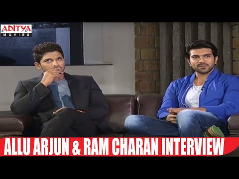 Ram Charan and Allu Arjun Exclusive Interview