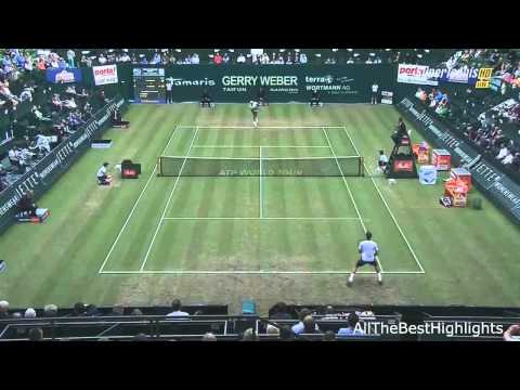 Roger Federer vs Mischa Zverev FULL HIGHLIGHTS   Gerry Weber Open 2013 [HD]