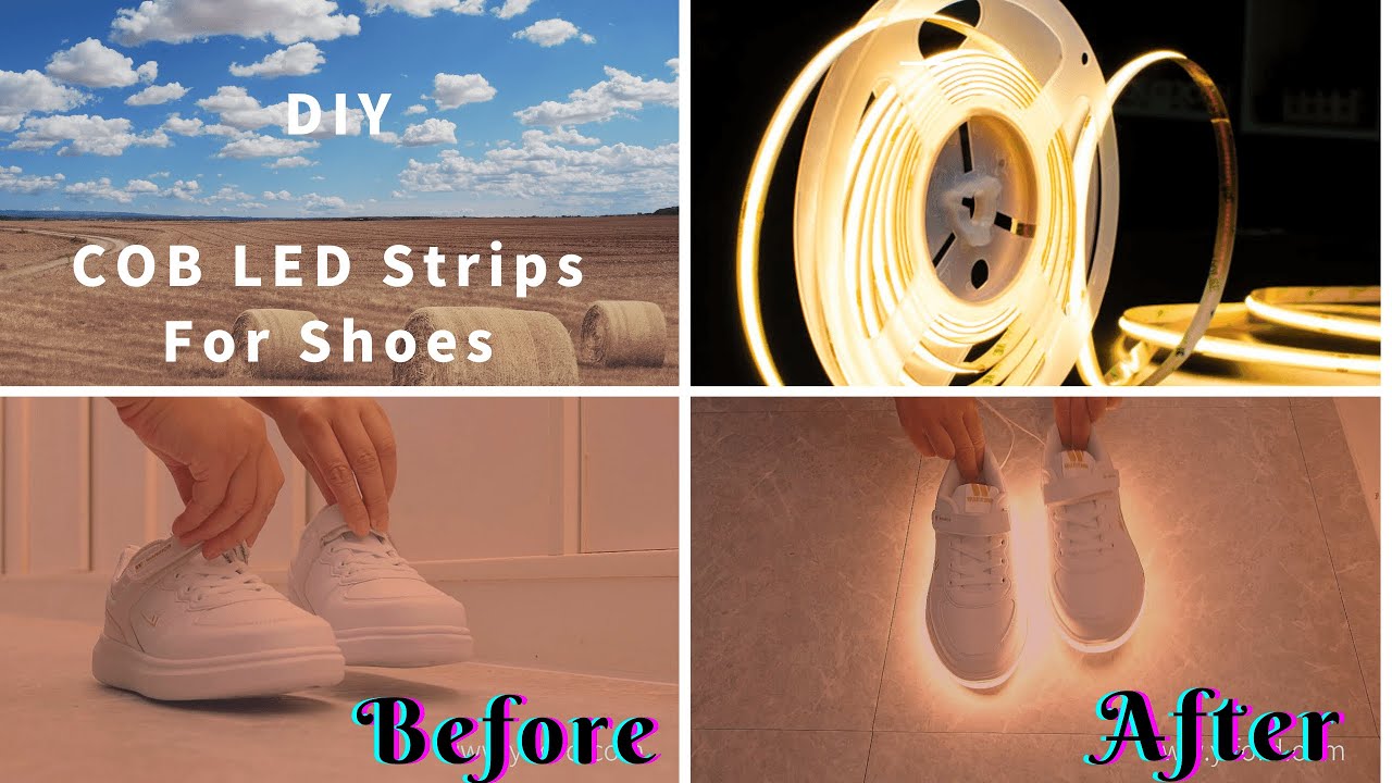 How can a pair of ordinary sports shoes be more gorgeous?