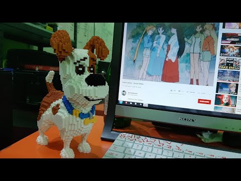 Balody Nanoblock Dog Series Timelapse