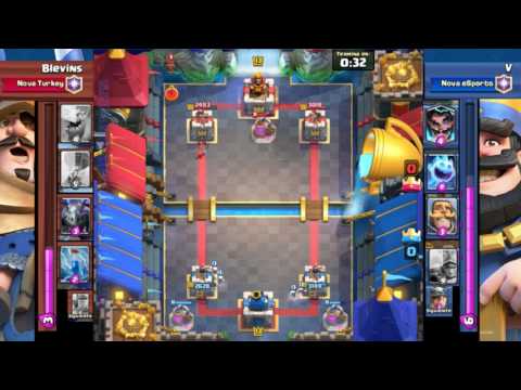 Clash Royale | V Vs Blevins | Nova eSports - Nova Turkey | 1# 21/4/17 Replay