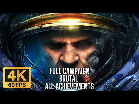 StarCraft II: Wings of Liberty Campaign Brutal All Achievements (4K60FPS No Commentary)