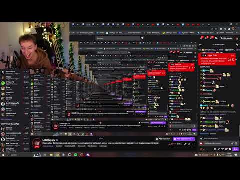 Hugo testet komische sachen im Stream laut