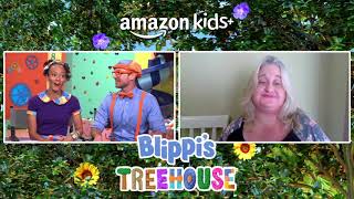 Exclusive Blippi interview with Meekah about Blippi's Treehouse video