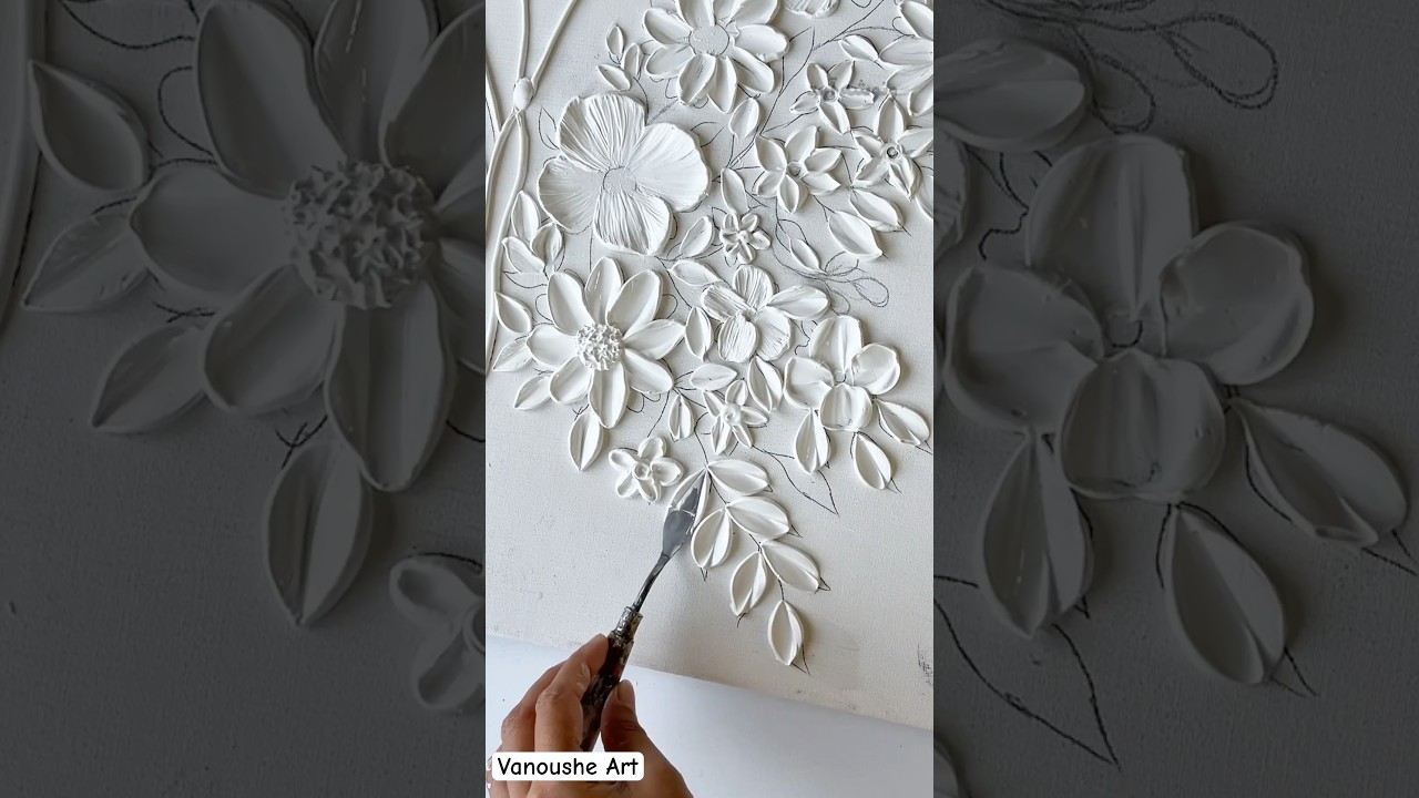 Leaf Texture painting #texturepainting #textureart