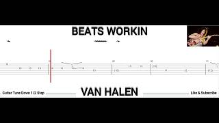 VAN HALEN - BEATS WORKIN ( TAB GUITAR )