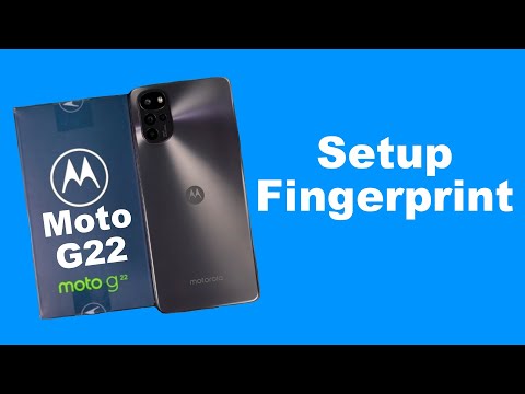 How to Setup Fingerprint on Moto G22