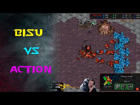 KCM 2022 S1 Semifinales PvZ G3 - Bisu vs Action - MAD SCIENTIST!