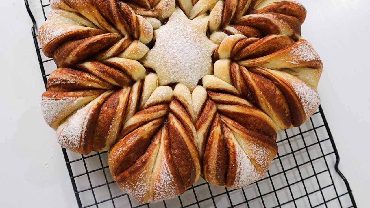 Watch Fiecare Fulg De Z?pad? Este Unic Now Beautiful and delicious Snowflake Chocolate Bread! The easiest recipe
