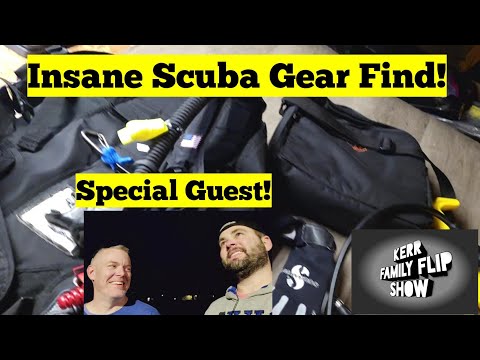 Insane Scuba Gear Find Flipping Thrifts with a Special Guest!