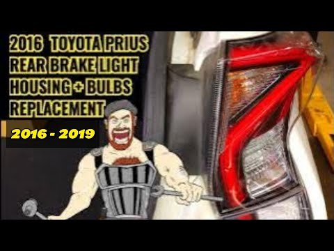 2016 - 2019 TOYOTA PRIUS REAR TAIL LIGHT HOUSING ASSEMBLY REPLACEMENT + BULBS REPLACE 2017 2018 2019