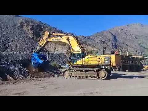 Trevi Benne Screening Bucket BVR 25e on KOMATSU PC 800!!!