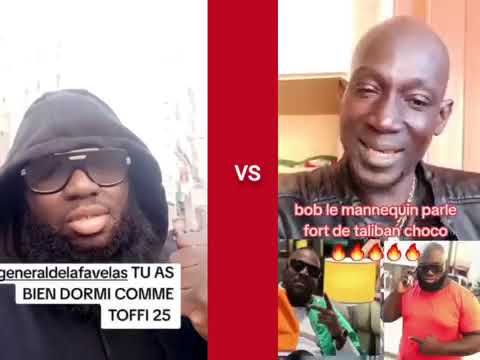 It's spoiled! Taliban Choco VS Bob the #RHDP model have clashed.