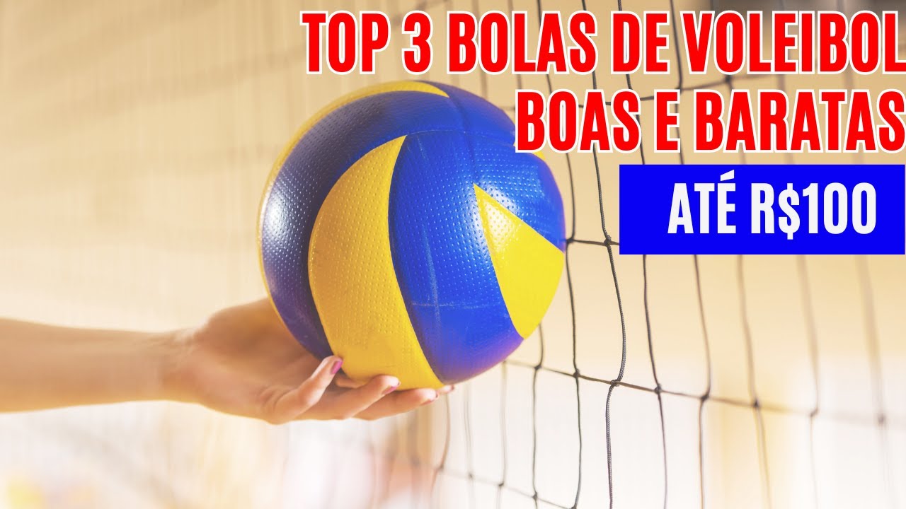 Top 3 bolas de vôlei de quadra boa e barata voleibol