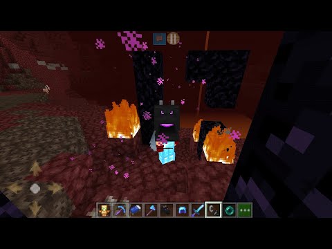 Endrall me Prendeu no Nether! Endrall o invasor no Minecraft ep 7
