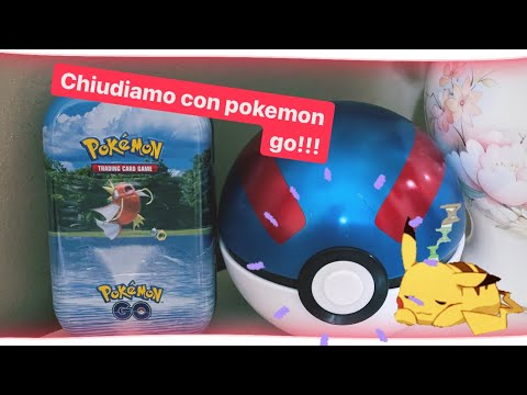 È ora di aprire la pokeball e la mini tin di pokemon go!!!!(😕👎🏻)