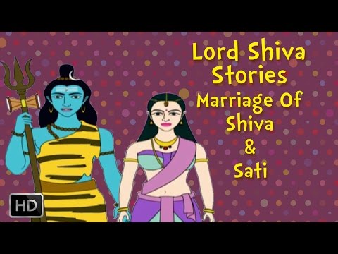 Lord Shiva and Sati Stories for Children - Marriage Of Shiva and Sati - Mythological Stories