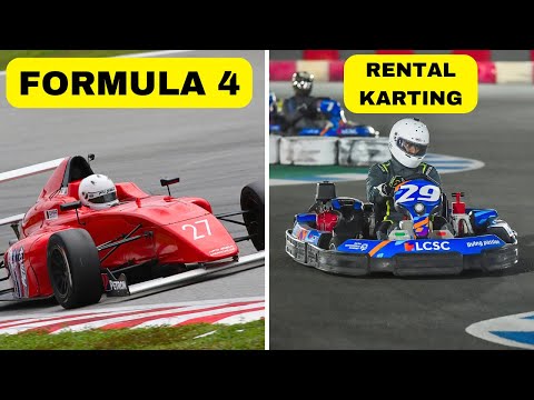 Formel 4 vs. Leihkartfahren (Vergleich)