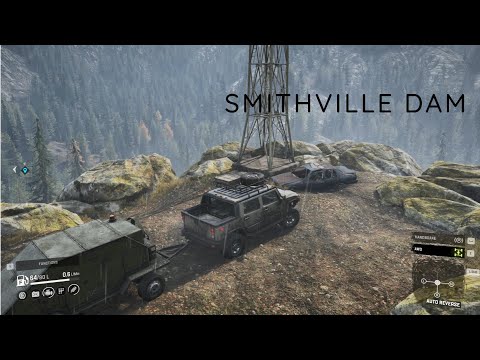 Exploring and Finding Upgrades -- Smithville Dam -- Snowrunner