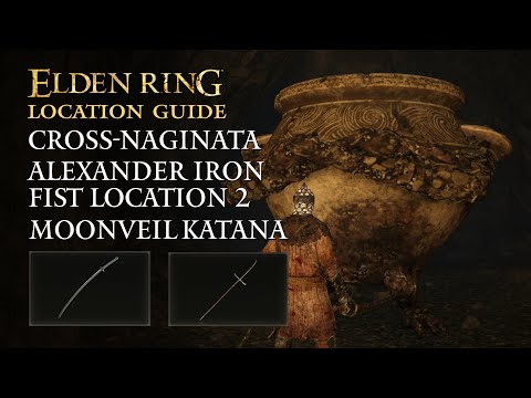 Elden Ring - Moonveil | Cross-Naginata | Alexander Iron Fist Location 2 | Gael Tunnel Walkthrough