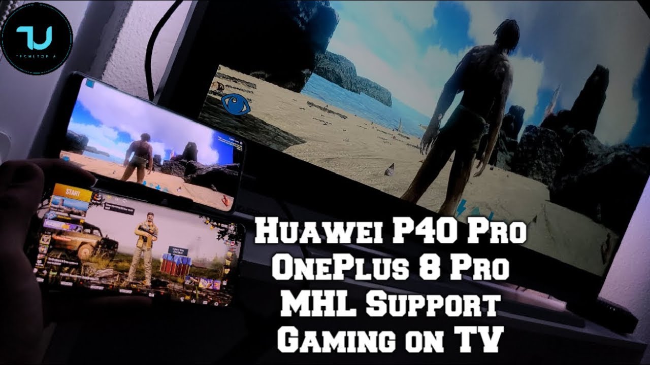 OnePlus 8 Pro/Huawei P40 Pro:Connect and game on Any TV, Monitor, Projector/HDMI Cable/MHL(4k 60fps)