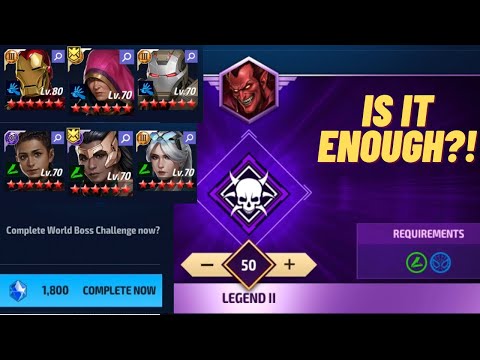 CLEARING MEPHISTO STAGE 49 & 50 FOR THE FIRST TIME! To the limits? - Marvel Future Fight