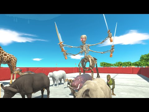 Escape from Deadly Skeleton Knight -Animal Revolt Battle Simulator