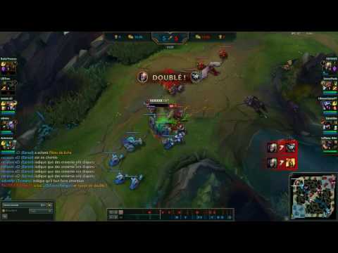 League of legends gank 1v2 singed