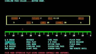 Armchair Quarterback for DOS